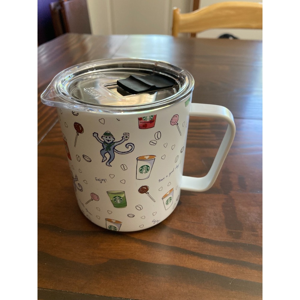 2025 Starbucks x Roller Rabbit 12oz MiiR Stainless Steel Travel Mug Holiday